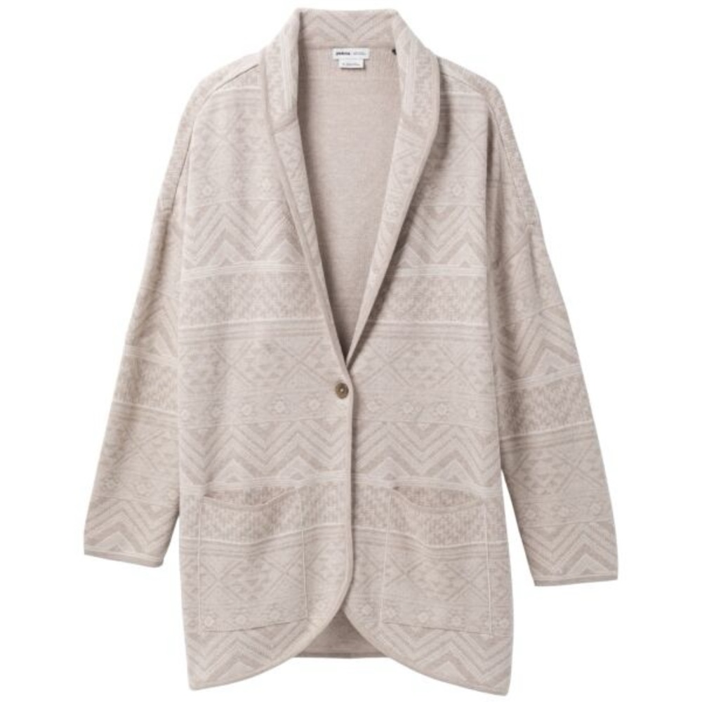 Prana Sevie Tan Wool Blend Cardigan Size Small NWT
